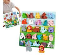 Puzzle Alphabet Animaux - Correspondance Apprentissage Pratique | Accessoire éducatif, Puzzle Alphabet Animaux correspondance apprentissage pratique stable universel polyvalent, fi