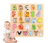 Puzzle Alphabet et Chiffres,Puzzle Tableau d'apprentissage des Lettres pour,Jouet d'apprentissage Précoce de l'Alphabet - pour Salle de Classe Maternelle Maison Voyage Vacances Jardin d'Fête