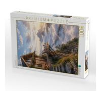 Puzzle · Am Rand der Berge | Ein Rückzugsort über den Wolken · 1000 pièces · Format assemblé 64 × 48 cm · CALVENDO Puzzle