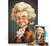 Puzzle Amadeus Mozart pour Adultes,1000 pièces,Jeu Stimulant l'esprit,pièces précises et sans Couture,activité relaxante à Faire en Groupe à l'intérieur (50x75cm)