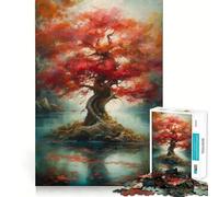 Puzzle Amazing Big Tree Teenagers 1000 pièces Jeu de mémoire Amusant Composants Robustes et découpés avec précision Jeu Portable et idéal pour Les Voyages (38x52cm)