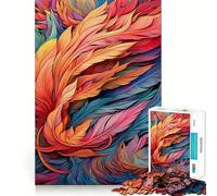 Puzzle Amazing of Feathers pour Adolescents,1000 pièces,Jeu Stimulant l'esprit,pièces nettes et sans bavures,Facile à Apprendre,pour Toute la Famille (50x75cm)