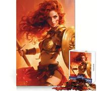Puzzle Amazon Warrior pour Adolescents, 1000 pièces, pour stimuler la mémoire et se détendre Un pour Noël (38x52cm)