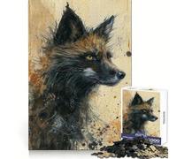 Puzzle Amber Gaze 1000 pièces pour Adolescents Exercices de logique Jeu Silencieux et Amusant Bords Nets Cadeau Festif (38x52cm)