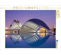 Puzzle · Ambiance du Soir à la Ciudad de Les Arts | Ambiance nocturne avec Hemispheric et le Palau de les Arts · 1000 pièces · Format assemblé 64 × 48 cm · CALVENDO Puzzle