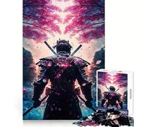 Puzzle Âme du Samouraï pour Adolescents, 1000 pièces, Jeu de logique Transparente, Plaisir Lent, découpe Parfaite, Surprise d'anniversaire (38x26cm)