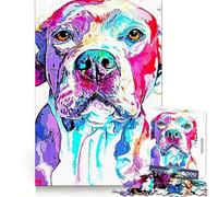 Puzzle American Bully pour Adolescents, 1000 pièces, renforcement cérébral, Temps Libre, Assemblage Ferme, Cadeau saisonnier (38x26cm)