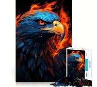 Puzzle American Eagle Pride Fire 1000 pièces pour Adultes,Jeu d'exercice Mental,découpe de précision,Bords Lisses,activité relaxante en Groupe à l'intérieur (50x75cm)