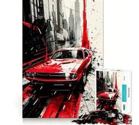 Puzzle American Muscle 1000 pièces Jeu de réflexion Amusant Pièces précises et Parfaitement ajustées Activité relaxante en Groupe à l'intérieur (38x52cm)
