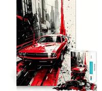 Puzzle American Muscle de 1000 pièces pour Adolescents,Jeu de mémoire et de Concentration de qualité Professionnelle,activité de Groupe relaxante en intérieur (38x26cm)