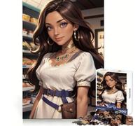 Puzzle Amira Mon Temps à Sandrock pour Adolescents, 1000 pièces, Exercice Mental, Distraction Douce, découpe précise, Cadeau de Noël (38x26cm)