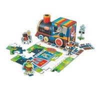 PUZZLE &AMP; PLAY/TRAIN STATION (24PC) G