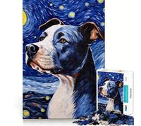 Puzzle Amstaff Nuit étoilée 1000 pièces Jeu de mémoire Surface Lisse et sans bavures Un défi divertissant pour Les Loisirs (38x52cm)