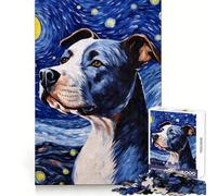 Puzzle Amstaff Nuit étoilée pour Adolescents 1000 pièces, Casse-tête apaisant, Passe-Temps Solide, Cadeau attentionné (38x52cm)