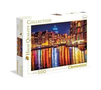 Puzzle Amsterdam 500 pièces - Clementoni - Thème Voyage et cartes - Mixte - 14 ans et plus