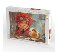 Puzzle · Amüsante Karikaturen | Liebe ist ein dir vertrauendes Fellnäschen · 1000 pièces · Format assemblé 64 × 48 cm · CALVENDO Puzzle