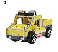 Puzzle Amusant, Cultiver La Capacité De Réflexion, Large Application, Jouet De Construction, Voiture D'Ambulance, Puzzle 3d, 1 Ensemble