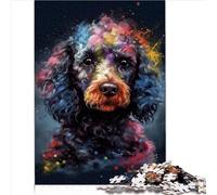 Puzzle Amusant en Famille par Poodle Painting 1000 pièces pour Adultes et Enfants, Planche 100% recyclée de qualité supérieure, Cadeaux et Puzzle (26 x 38 cm)