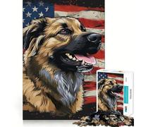 Puzzle Anatolian Shepherd USA 1000 pièces pour Adultes,Jeu Stimulant l'esprit,Surface Lisse sans bavures,Passe-Temps Fascinant pour Les Moments de détente (38x26cm)