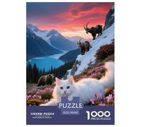 Puzzle Anatolien 1000 Pièces en Carton pour Adultes Jeu D’activité Intérieure Puzzle Chat Ours Brun Mouton Cadeau Adulte Home Decor 70x50cm/1000pcs
