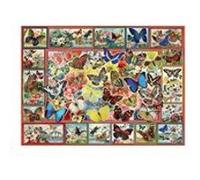 Puzzle Anatolien - Barbara Behr : Beaucoup de papillons, 1000 pièces multicolore G