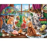 Puzzle ANATOLIEN Chatons et aquarium 1000 pièces