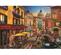 Puzzle anatolien - David Mc Lean : Canal Cafe Venise, 1500 pièces