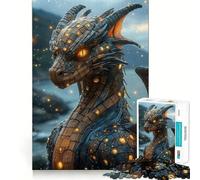 Puzzle Ancien Gardien de Cyberwood pour Adultes,1000 pièces,pour stimuler la Concentration,Amusant,Taille Uniforme,pièces précises,activité de Partage pour Les Proches (38x52cm)