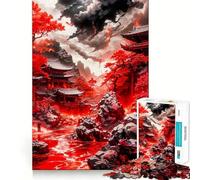 Puzzle Ancien Lac 1000 Pièces pour Adultes Jeu de Mémoire Stimulant Qualité Professionnelle Activité de Découpe Réconfortante à Partager (50x75cm)