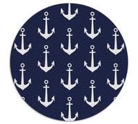 Puzzle Ancres Marine 1000 pièces Rond éléments Nautiques Jeu de Puzzle pour Adultes 1000 pièces (67,5x67,5 cm)