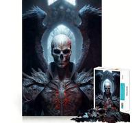 Puzzle Ange de la Mort pour Adolescents 1000 pièces Jeu de Stimulation mentale Pièces nettes et sans bavures Facile à Apprendre Amusant pour Toute la Famille (38x26cm)
