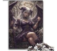 Puzzle Ange Démoniaque pour Jeune Fille, 2000 pièces, Motif à Assembler, Cadeau pour Toute la Famille, Adapté aux Adolescents de 14 Ans et Plus (70x100cm)