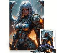 Puzzle Ange Guerrier 1000 Pièces pour Adolescents Développe la Réflexion et la Conscience Idée Cadeau de Noël (38x26cm)