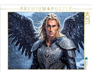 Puzzle · Ange Michael dans la tempête de Neige | 1000 pièces · Format assemblé 64 × 48 cm · CALVENDO Puzzle