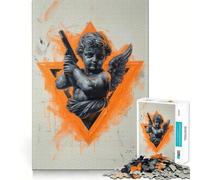 Puzzle Angel Secret Agent 1000 pièces,Jeu de réflexion Amusant,sans Espace,Assemblage précis, pour Les réunions de Famille (38x52cm)