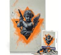 Puzzle Angel Secret Agent 1000 pièces pour Adultes Stratégie, réflexion, évasion paisible Ajustement précis (38x52cm)