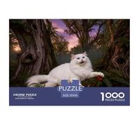Puzzle Angora Turc 1000 Pièces pour Adultes Et Enfants, Jeu en Famille, Jeu ÉduChatif, Casse-tête Ancient Bois, Home Decor, Cadeau Anniversaire 70x50cm/1000pcs