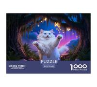 Puzzle Angora Turc 1000 Pièces pour Adultes Et Enfants, Jeu en Famille, Jeu ÉduChatif, Casse-tête Arbre Ancien, Décoration Intérieure, Idée Cadeau 70x50cm/1000pcs