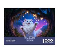 Puzzle Angora Turc 1000 Pièces pour Adultes Et Enfants, Jeu en Famille, Jeu ÉduChatif, Casse-tête Arbre Ancien, DéCoration, Cadeau Famille 52x38cm/1000pcs