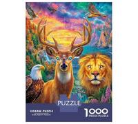 Puzzle Animal 1000 Pièces pour Adolescents Et Enfants - Difficile Puzzles Jeu De Patience en Famille 70x50cm/1000pcs