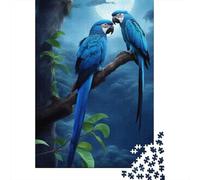 Puzzle Animal Art Perroquet, Puzzle rectangulaire en Carton 100% recyclé de qualité supérieure, pour garçon ou Fille, Cadeaux de Noël, 1000 pièces (75 x 50 cm)