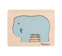 Puzzle animal éléphant en bois