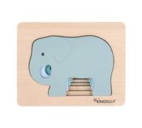 Puzzle animal en bois menthe TU