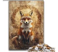 Puzzle Animal Fox 2000 pièces pour Adolescents, à Assembler soi-même, à Offrir en Cadeau à Toute la Famille, de 14 à 18 Ans (70x100cm)