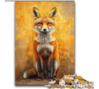 Puzzle Animal Fox 2000 pièces pour Adultes et Adolescents, Anti-Stress, Difficile à réaliser, pour la décoration de la Maison 14 Ans et Plus 70x100cm