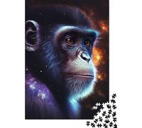 Puzzle Animal Galaxy Monkey, Puzzle en Carton de qualité supérieure, Stimulant et Stimulant, pour Adultes et Adolescents, Cadeau de Noël, 1 000 pièces (38 x 26 cm)