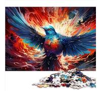 Puzzle Animal Moineau pour Adultes, Cadeaux, 1000 pièces, Puzzle en Carton recyclé pour Adultes, Anti-Stress, Staycation Kill Time, 1000 pièces (26 x 38 cm)
