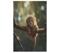 Puzzle Animal Monkey pour Adultes, 1000 Pièces, Jouets pour Enfants, Jeux Familiaux, Cadeaux De Noël, d'anniversaire, Puzzle ÉduChatif pour Garçons Et Filles (78×53cm)