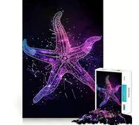 Puzzle Animal Néon 1000 Pièces Stimule l'esprit Découpe Nette Composants Robustes Loisirs captivants pour des Moments de détente à la Maison (50x75cm)