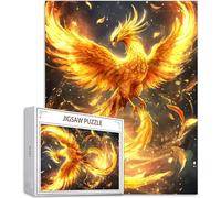 Puzzle Animal Puzzle 4000 Pieces Adultes Phénix 141x87cm Puzzles Adultes 4000 Pièces Jeu éducatif défi Joue Art Puzzles Classiques pour Décoration de la Maison - Jigsaw Familial Parfait pour les D-586